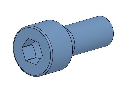 TORNILLO DIN912 M8X20 CAL.8.8 Z-BLANCO